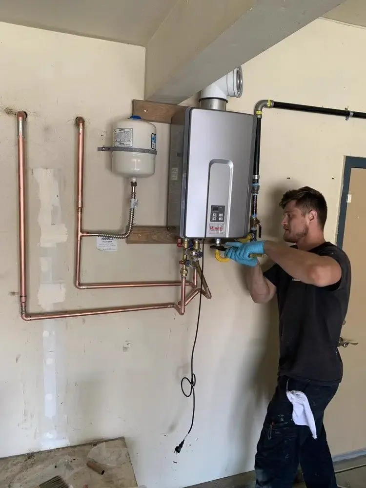 Facility maintenance technician on site